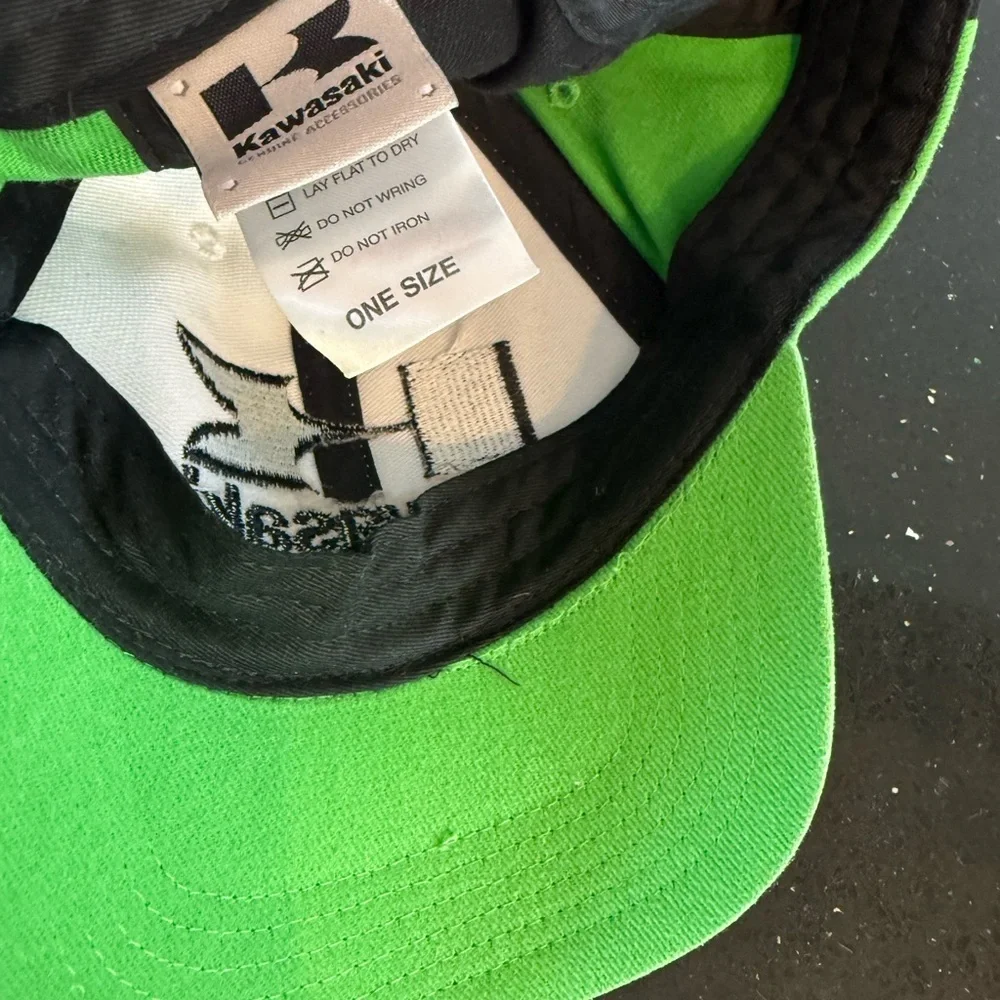 Kawasaki Green and Black Cap